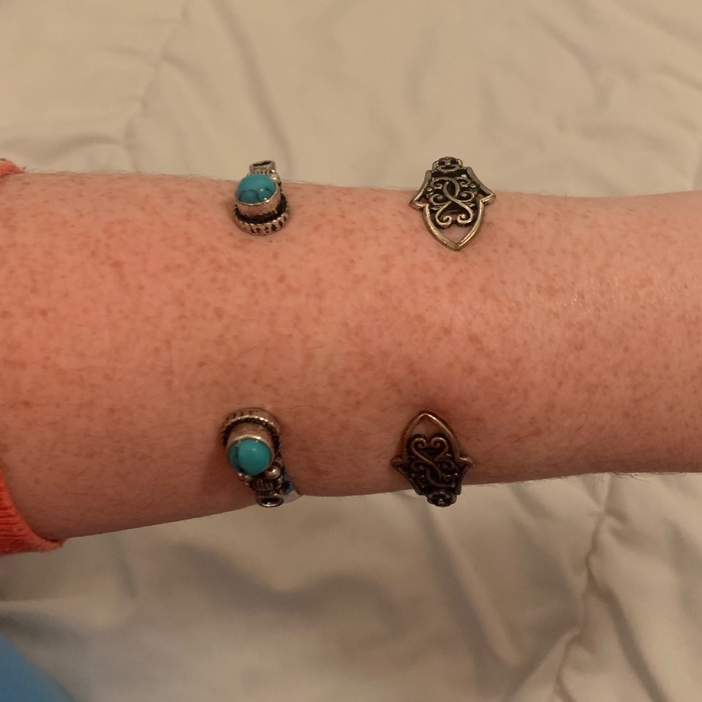 NWOT Free People Turquoise Bracelet Set